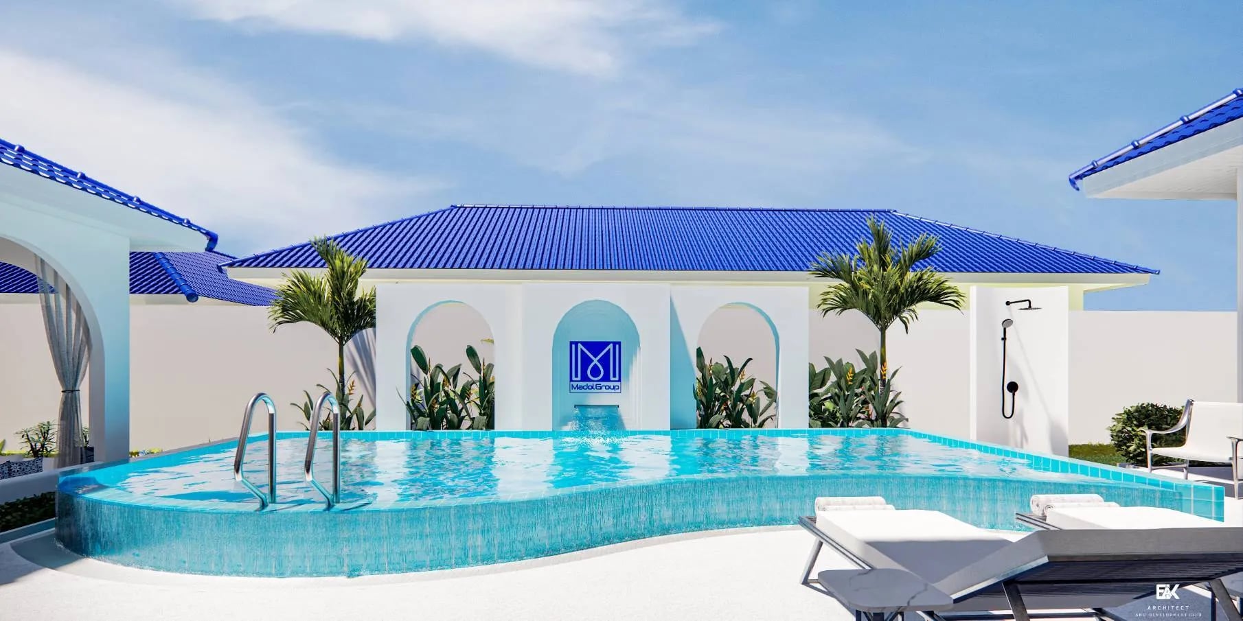 ชื่อโครงการ มาดล 1 ลักชัวรี พูลวิลล่า