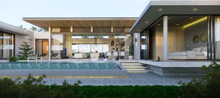 Sawasdee Pool Villas - Bophut main view