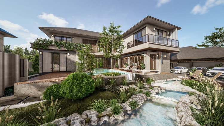 The Cave Luxury Pool Villas @Krabi main view