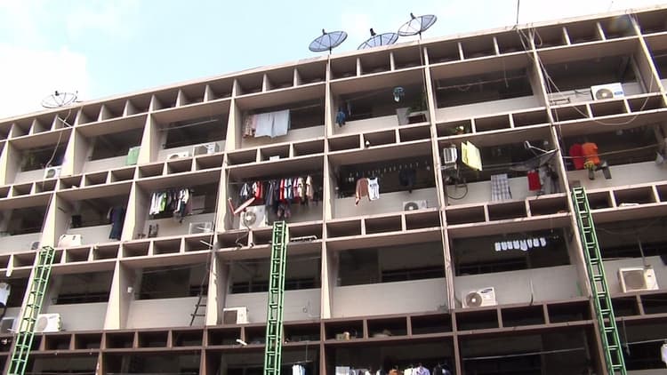 Din Daeng Flats main view