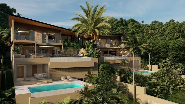 Oka Seaview Villas main view