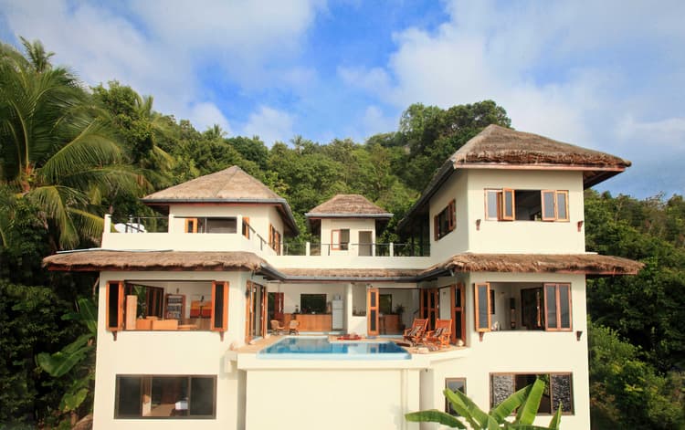 White Azure Villa main view