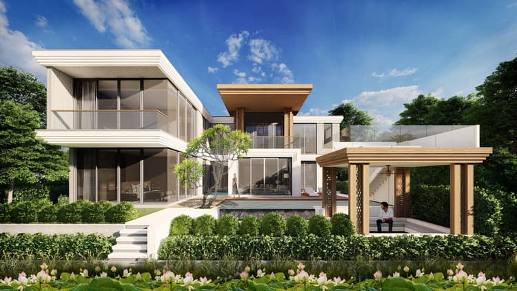 The Ozone Luxury Villas main view