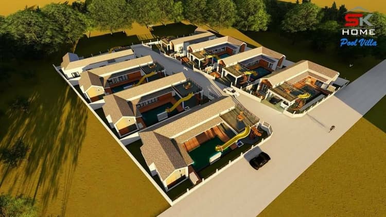 SK Home Pool Villa main view