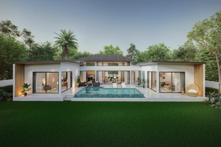 Native Pool Villa main view