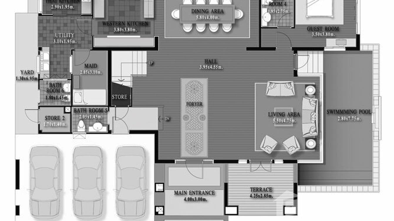 Floor plan 2 for Type B