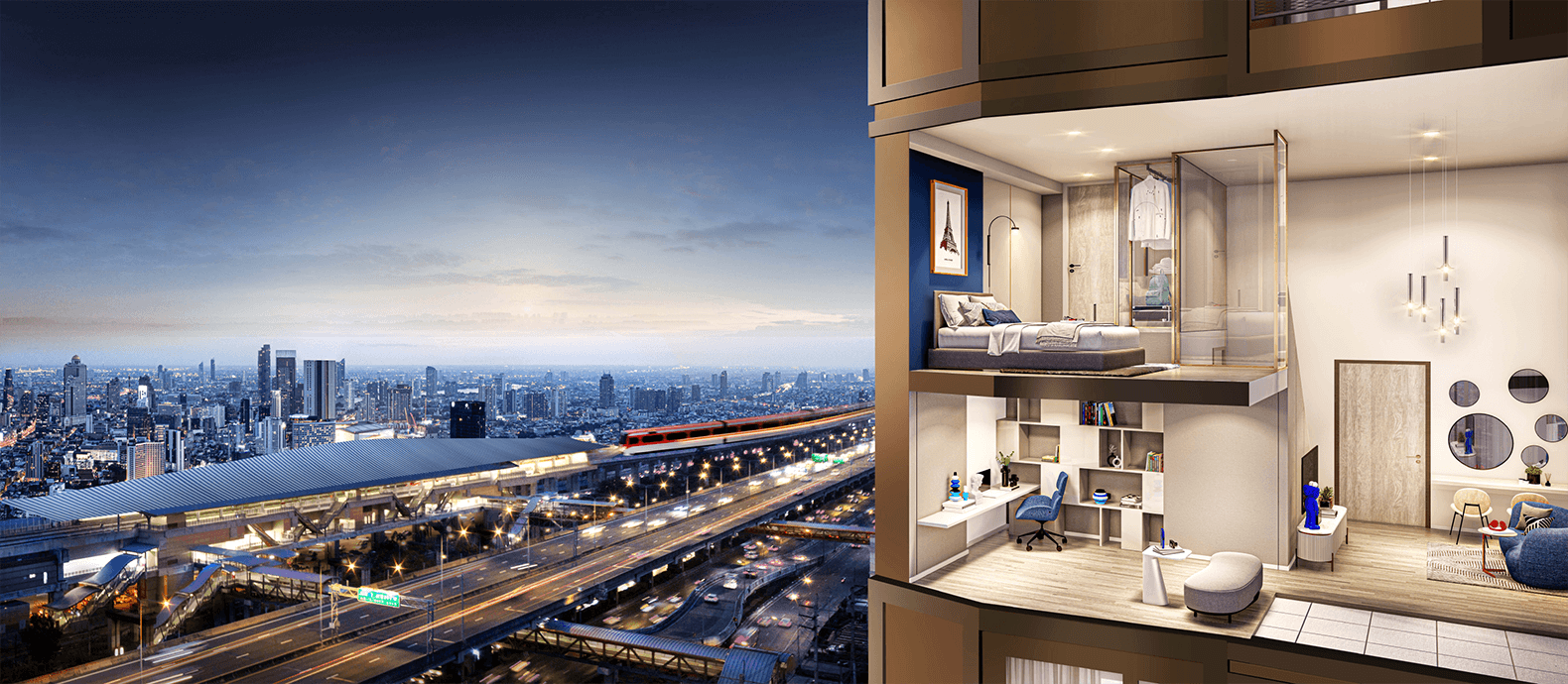 ชื่อโครงการ แลนด์มาร์ค แอท เกษตรศาสตร์ ทุ่งสองห้อง สเตชั่น