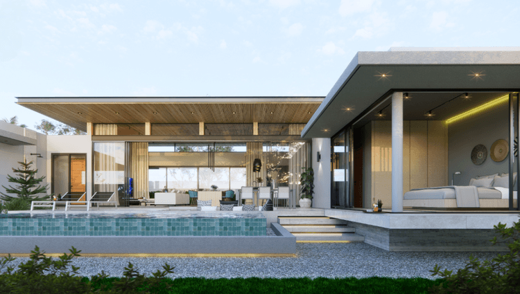 Sawasdee Pool Villa - Ban Tai main view