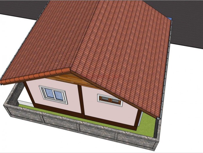 บ้านคอทเทจชั้นเดียว,บ้านคอทเทจ,บ้านสไตล์คอทเทจ,บ้านชั้นเดียวราคา 4 แสน,แบบบ้านราคาไม่เกิน 4 แสน