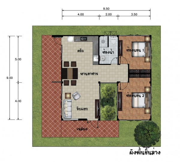 แบบบ้านเพื่อประชาชน,แบบบ้านแจกฟรี,บ้านชั้นเดียวราคา 4 แสน,บ้านราคาไม่เกิน 5 แสน,แบบบ้าน ราคาไม่เกิน 5 แสน_10
