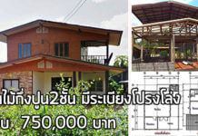 บ้านครึ่งปูนครึ่งไม้,บ้านครึ่งไม้ครึ่งปูน,แบบบ้านไม้ผสมปูน,แบบบ้านราคาไม่เกิน 8 แสน