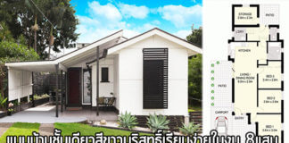 แบบบ้านขนาดเล็ก,แบบบ้านหลังเล็ก,บ้านชั้นเดียวราคา 8 แสน,บ้านราคา 8 แสน,บ้านชั้นเดียวราคาถูก,แบบบ้านชั้นเดียวฟรี