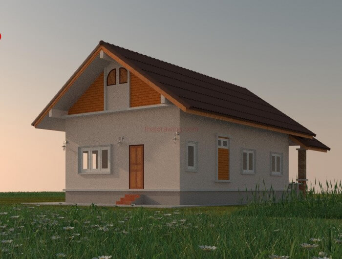 แบบบ้านสไตล์ชนบท,แบบบ้านชั้นเดียวชนบท,แบบบ้านชนบท,แบบบ้านไม่เกินล้าน,แบบบ้านสวน