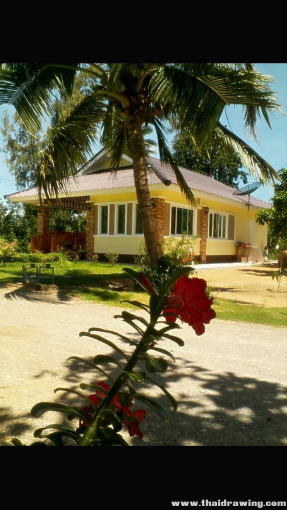 บ้านชั้นเดียวราคาถูก,บ้านราคา 7 แสน,บ้านสไตล์ร่วมสมัย,สร้างบ้านชั้นเดียว,แบบบ้านร่วมสมัย