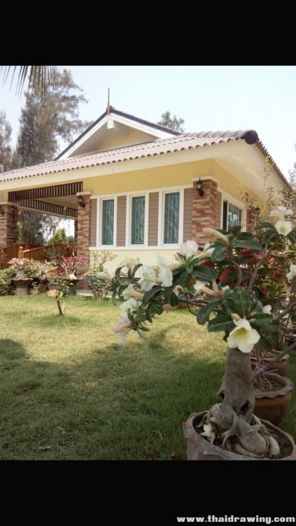 บ้านชั้นเดียวราคาถูก,บ้านราคา 7 แสน,บ้านสไตล์ร่วมสมัย,สร้างบ้านชั้นเดียว,แบบบ้านร่วมสมัย