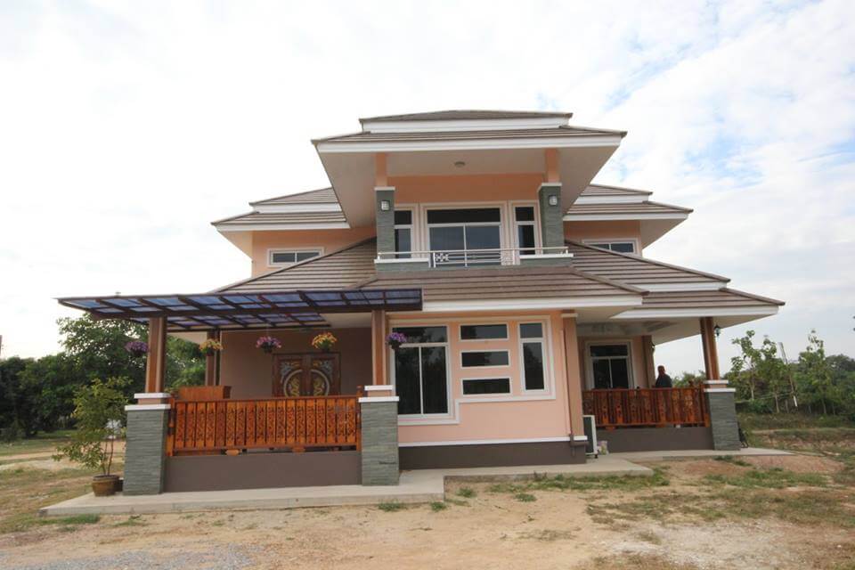 แบบบ้านสองชั้นทันสมัย,สร้างบ้านสองชั้น,บ้านเดี่ยว 2 ล้าน,แบบบ้าน ราคา 2 ล้าน,บ้านสวยสองชั้น