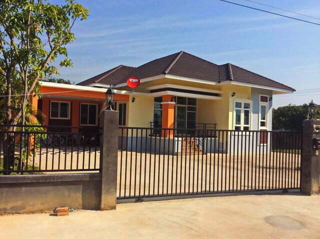 แบบบ้านทรอปิคอล,บ้านสไตล์ทรอปิคอล,บ้านทรงปั้นหยา,บ้านราคาไม่เกิน 2 ล้าน,แบบบ้านชั้นเดียวฟรี,สร้างบ้านชั้นเดียว